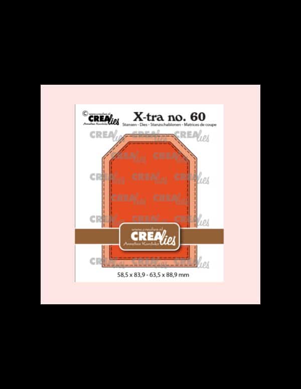 Troquel ATC Tag with Stitchlines Crealies