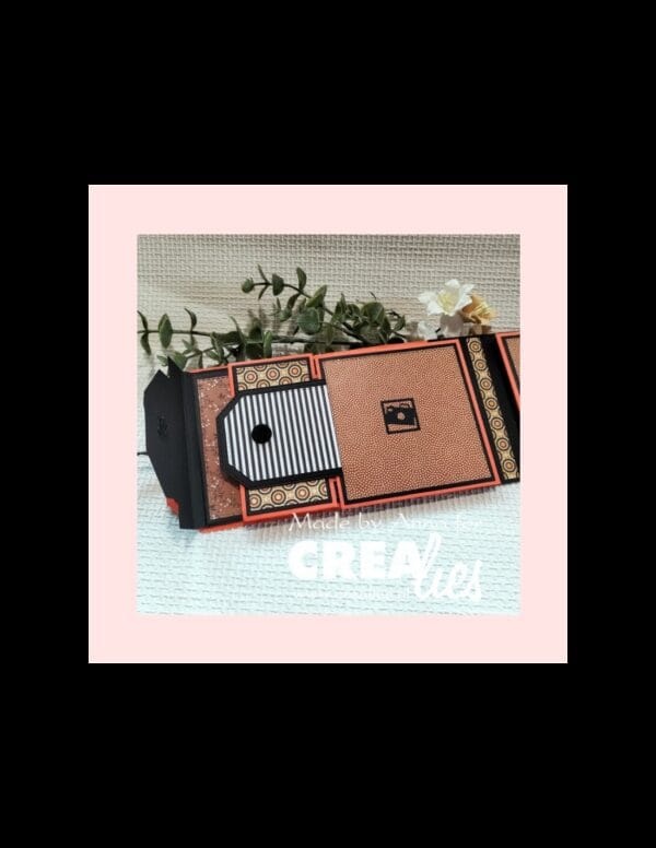 Troquel ATC Tag with Stitchlines Crealies