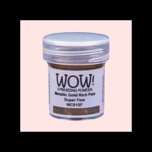 EMBOSSING POWDER Metallic Gold Super Fine WOW!