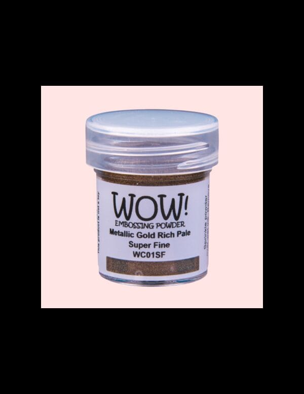 EMBOSSING POWDER Metallic Gold Super Fine WOW!
