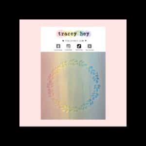 Stencil Tracey Hey “Wreath”