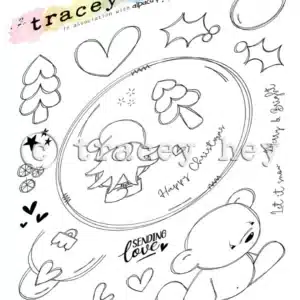 Sello “Merry & Bright” A5 Tracey Hey