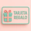 Tarjeta regalo con cinta y lazo