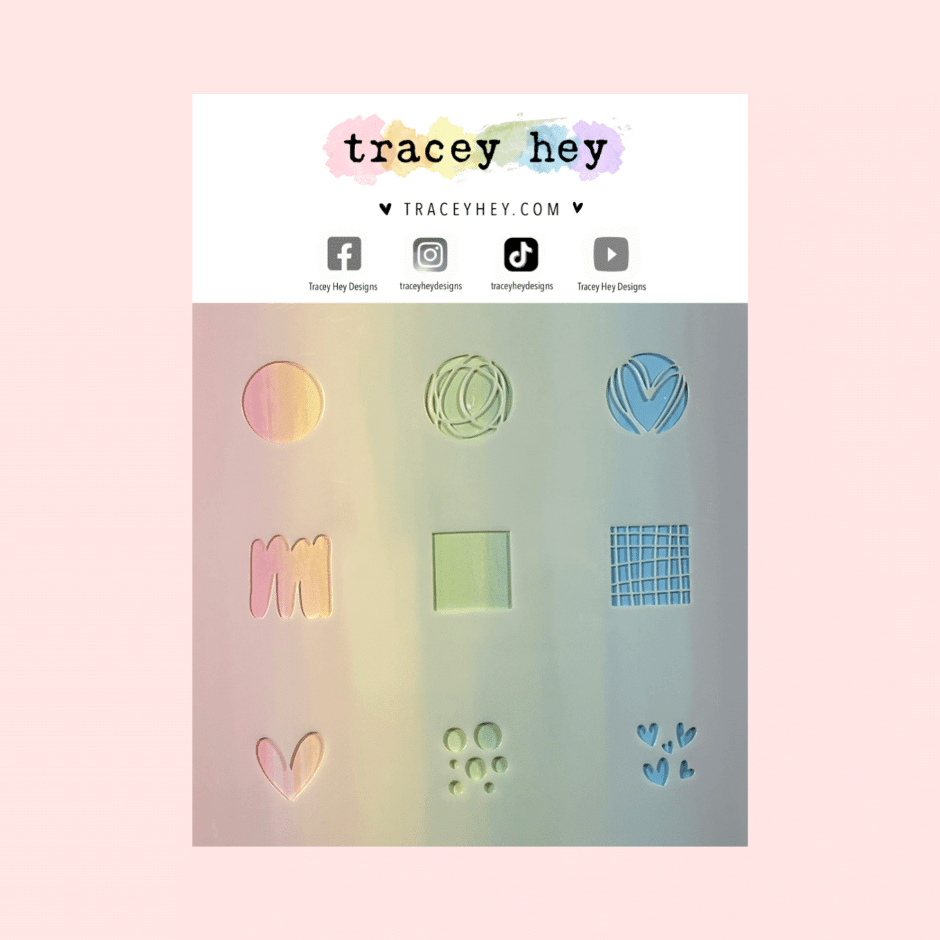 Stencil Swatch this Tracey Hey