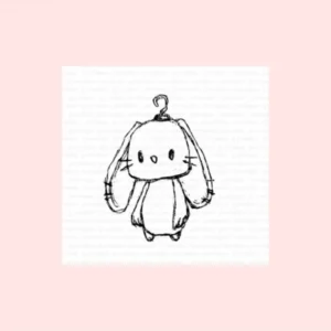 Sello Bunny with hook Gummiapan