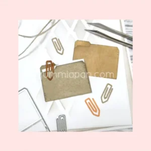 Troquel Folder with PaperClip Gummiapan
