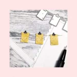 Troquel Three Note Sheets Gummiapan