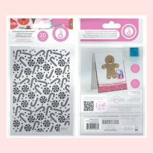 Carpeta de Embossing A Candy Cane Christmas Sweet Festivities
