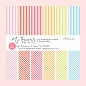 Block Papeles 6x6 Soft Stripes MFT