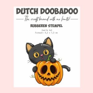 Rubber Stamp Black Cat Dutch Doobadoo