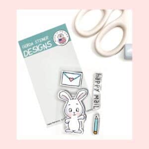 Sellos Happy Mail Bunny 2x3 GSD
