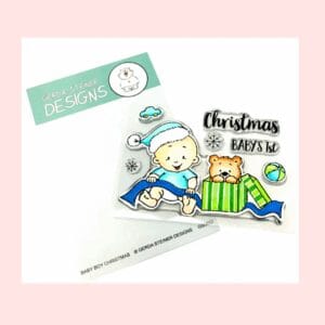 Sello Baby Boy Christmas 3x4  GSD