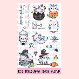 Sello Cat Halloween