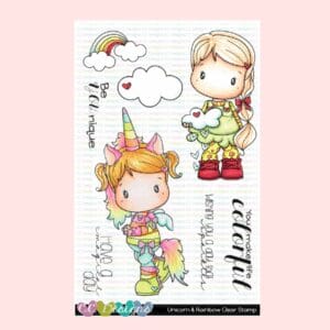 Sello Unicorn & Rainbow