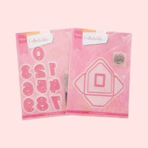 Pack Troqueles y sellos Assorti Envelop and Numbers