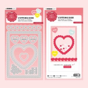 Troqueles Sweet Stories Love Hearts