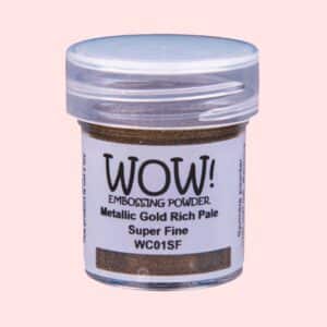 EMBOSSING POWDER Metallic Gold Super Fine WOW!
