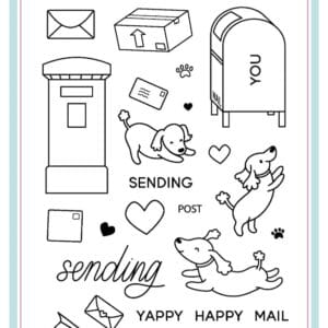 Sellos transparentes Yappy Happy Mail