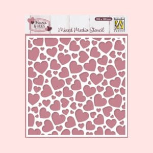 Stencil Pop Up Hearts