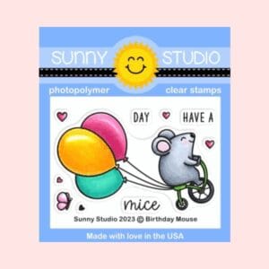 Sello Birthday Mouse