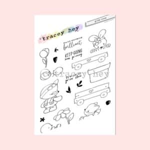 Sello A6 “Grow Slow” de Tracey Hey