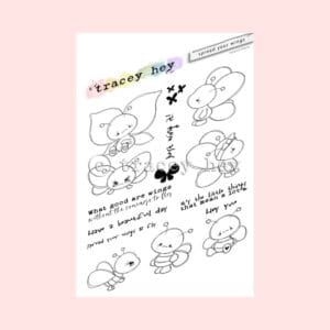 Sello A6 “Spread Your Wings” de Tracey Hey