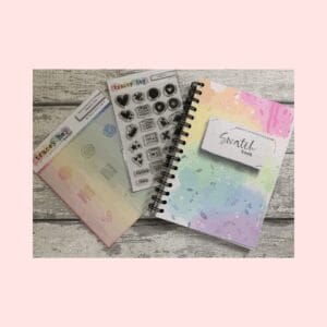 Tracey Hey – Swatch Collection- “Rainbow Bundle”– Swatch Book, Stamp and Stencil set