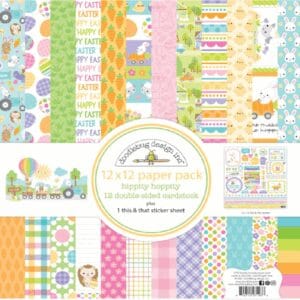Block papeles Hippity Hoppity 12"x 12".