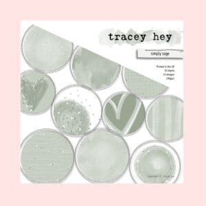 Bloc de papel – Simply Sage Tracey Hey