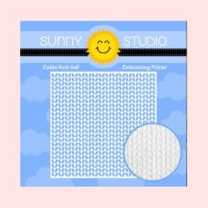 Carpeta de Embossing Cable Knit 6x6