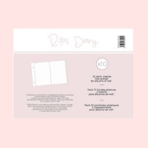 Pack de fundas 4×6» 2 bolsillos para Rita’s Diary