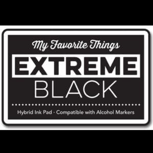 Almohadilla de tinta híbrida negra extrema MFT