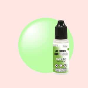 Tinta de alcohol verde fluor 12 ml