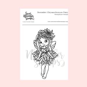 Sello November Chrysanthemum Fairy