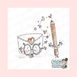 Sello SPEC-TACULAR LETTER & PENCIL