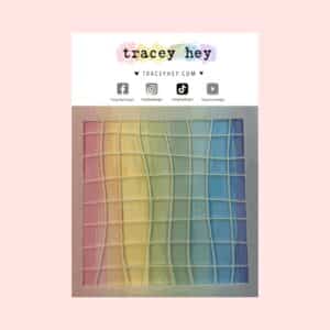 Stencil Large Grid Tracey Hey