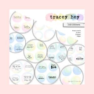 Pad Papeles Circle Sentiments Tracey Hey