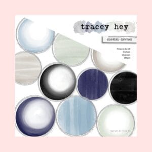 Pad Papeles Essentials - Dark Hues - Tracey Hey