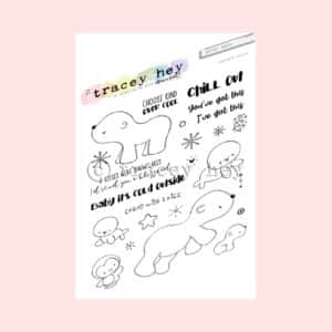 Sello Tracey Hey “Polar Pals” A5