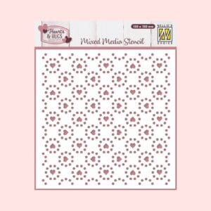 Stencil Hearts & Dots Nellie´s