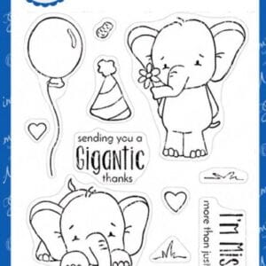 Sellos Sketched Elephants WS