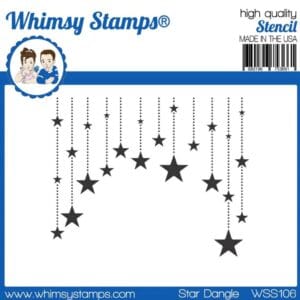 Stencil Star Dangle WS