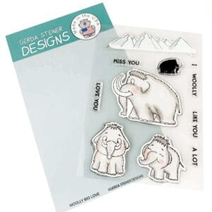 Sellos Woolly Big Love 4x6 GSD