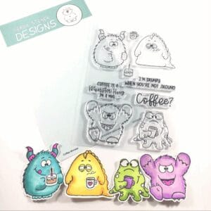 Sellos Coffee Monster 4x6 GSD