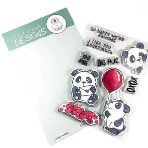 Sellos Lovely Pandas 4x6 GSD
