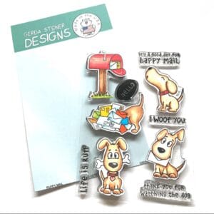 Sellos Puppy Mail 4x6 GSD