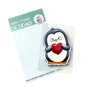 Sello Penguin With Heart GSD