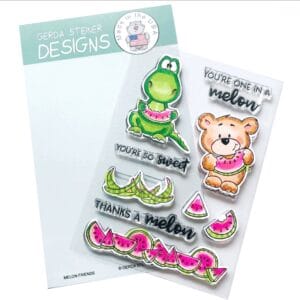 Sellos Melon Friends 4x6 GSD