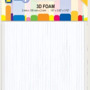 Líneas de Foam Blancas 3D 2 mm