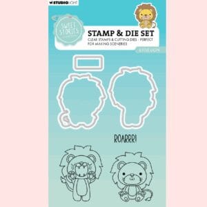 Sello y troquel Sweet Stories Little Lion